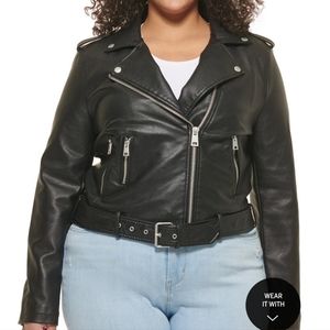 Levi Faux Leather Moto Jacket